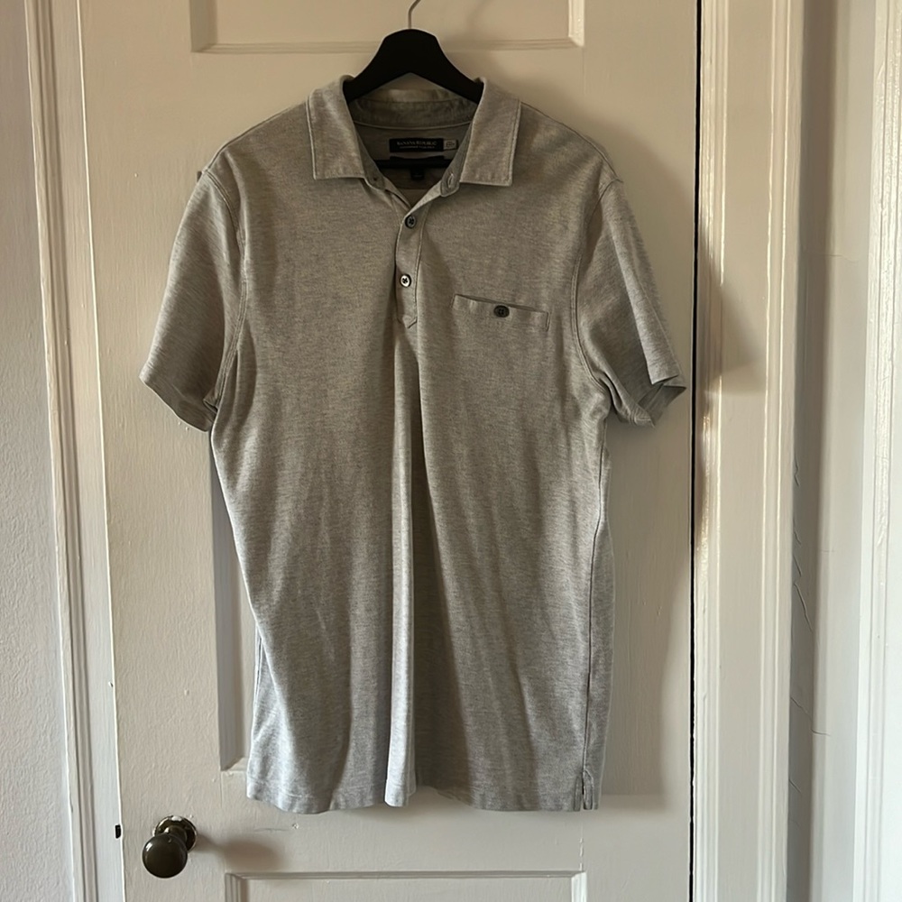 Banana Republic Men’s Performance Pique Polo Shirt